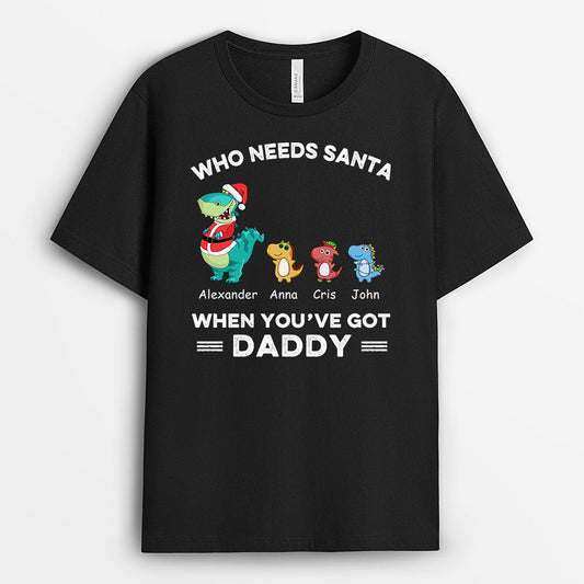 0583AUK2 Personalised T shirts Gifts Dinosaur Grandpa Dad Christmas_fd32aecc 5510 455b 8160 1bd4d9c74f00