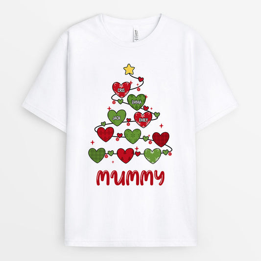 0588AUK2 Personalised T shirts Gifts Hearts Grandma Mum Christmas_ae43deb3 420f 4a23 b60a 2f343c9dd9d2