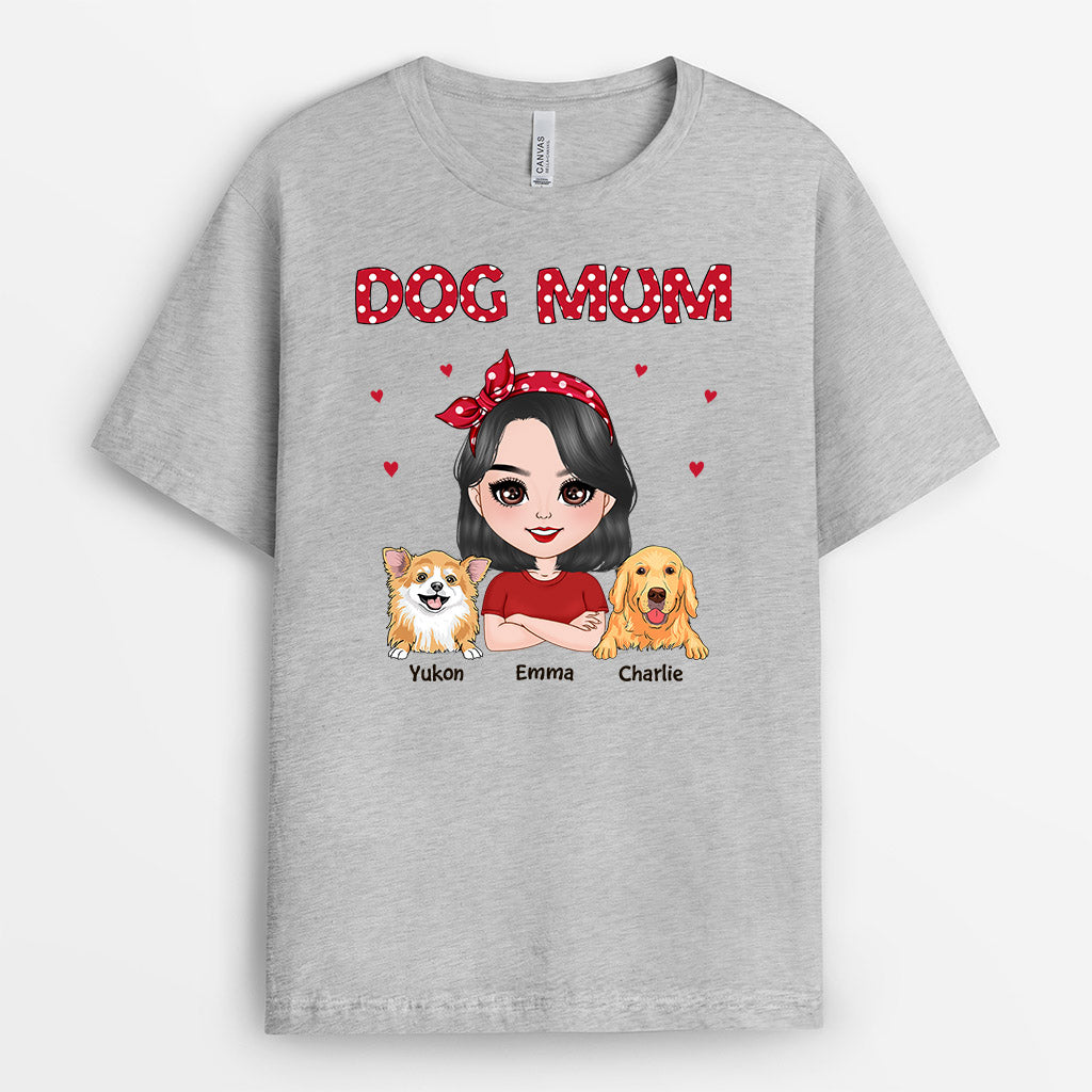 0607AUK1 Personalised T shirts Gifts Girl Dog Lovers_5956a112 0437 4383 8c2d 816f09fd92ae