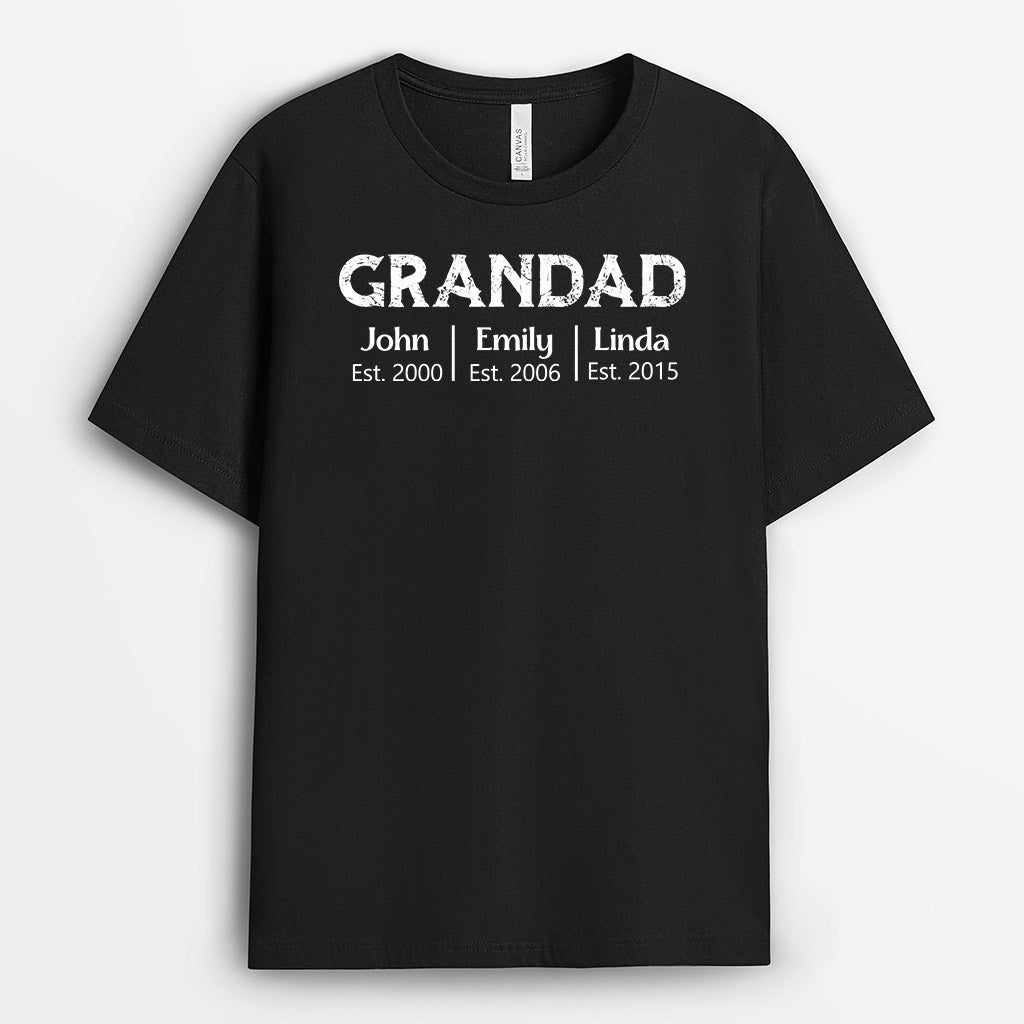 0617AUK1 Personalised T shirts Gifts Kids Grandad Dad_9ae93329 8947 45da aa74 a890a7ce9eff