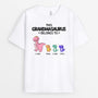 0636AUK1 Personalised T shirts Gifts Dinosaurs Grandma Mum