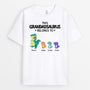 0636AUK1 Personalised T shirts Gifts Dinosaurs Grandpa Dad