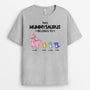 0636AUK2 Personalised T shirts Gifts Dinosaurs Grandma Mum