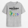 0636AUK2 Personalised T shirts Gifts Dinosaurs Grandpa Dad