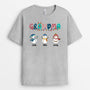 0641AUK2 Personalised T shirts Gifts Snowmans Grandma Mom Christmas