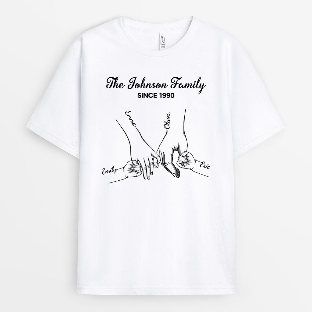 0662Auk1 Personalised T shirts Gifts Family Mum Dad