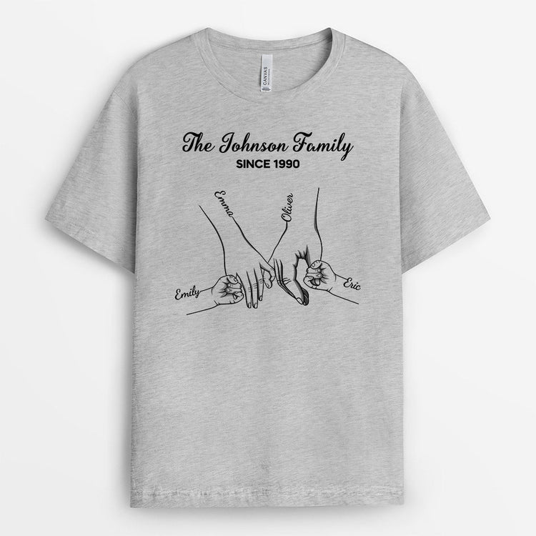 Personalised The Family Established Since T-shirt - Personal Chic