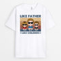 0671Auk1 Personalised T shirts Gifts Father Kid Dad