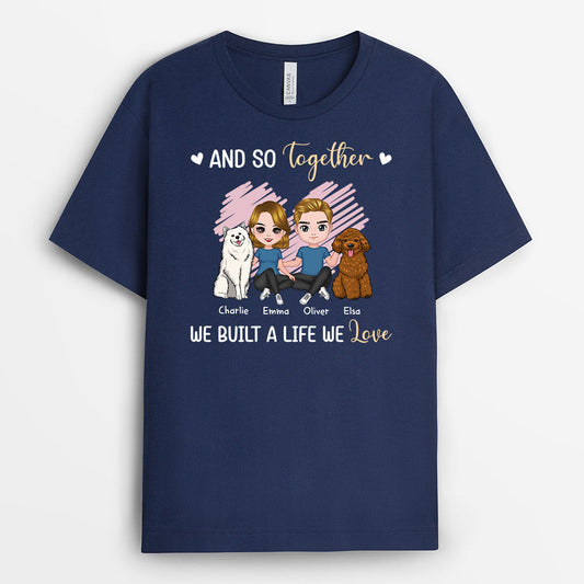 0674AUK1 Personalised T shirts Gifts Dog Dog Lovers