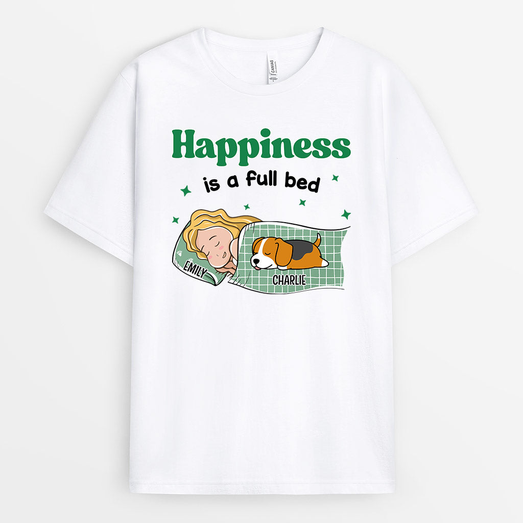 0689AUK1 Personalised T shirts Gifts Sleeping Dog Dog Lovers