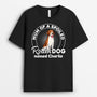 0690AUK1 Personalised T shirts Sitting Dog Dog Lovers