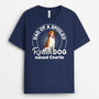 0690AUK2 Personalised T shirts Sitting Dog Dog Lovers