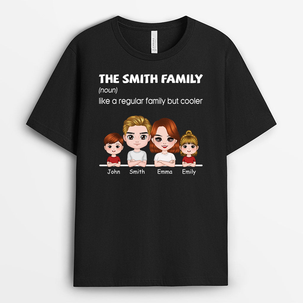 0700AUK1 Personalised T shirts Gifts Kids Mum Dad Family