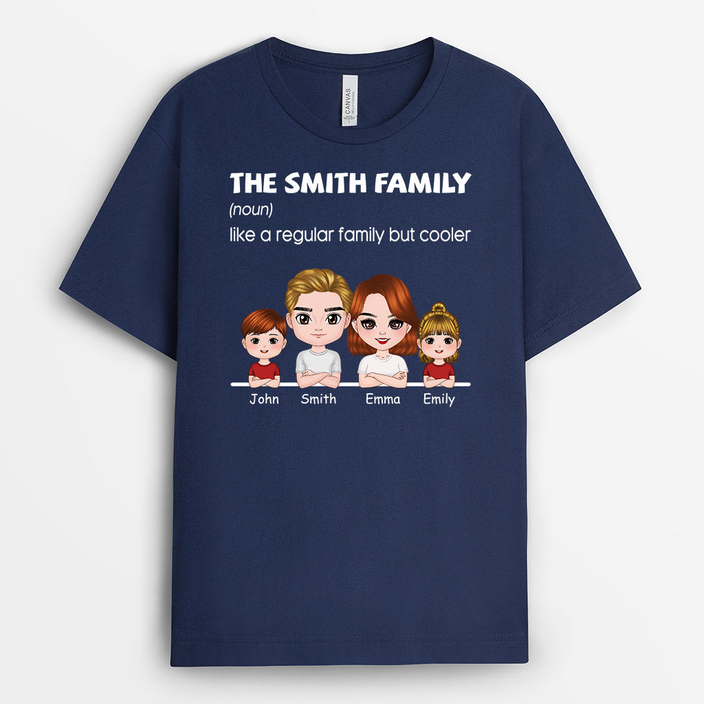 0700AUK2 Personalised T shirts Gifts Kids Mum Dad Family