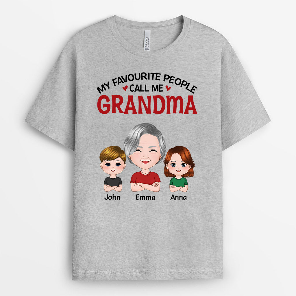 0727Auk2 Personalised T shirts Gifts Grandma Grandma Mom Mothers Day