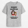 0734AUK1 Personalised T shirts Gifts Fist Bump Grandma Mum