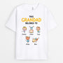 0741Auk2 Personalised T shirt Gifts Grandkids Grandad Dad