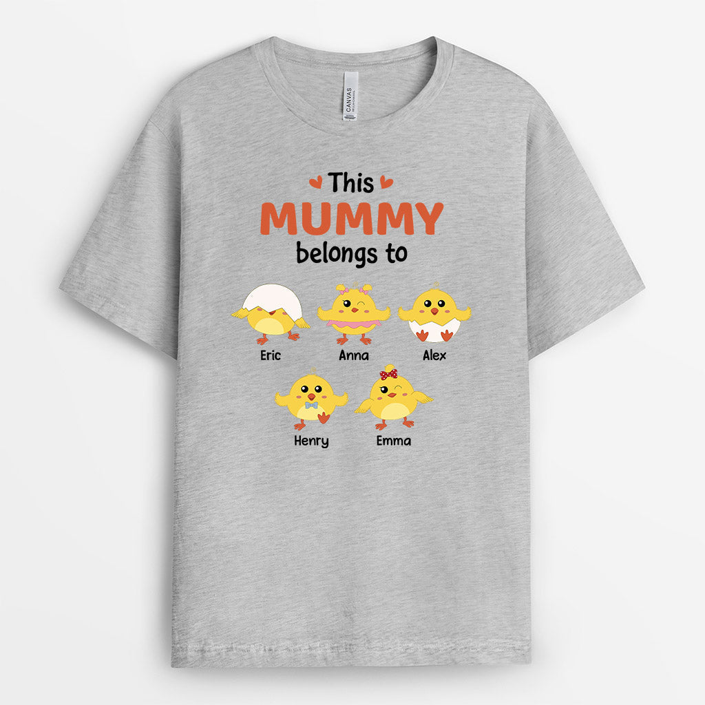 0750AUK2 Personalised T shirts Gifts Grandkid Grandma Mum