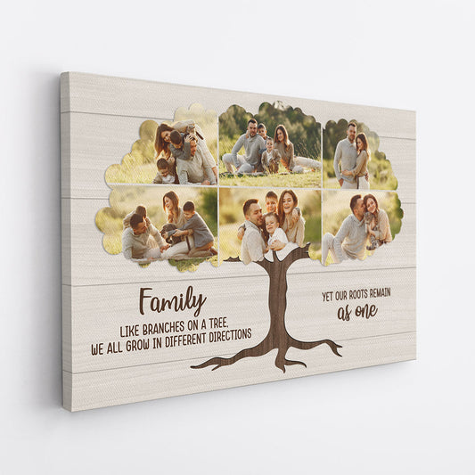 0760C237IUK2 Personalised Canvas Gifts Family Tree Family