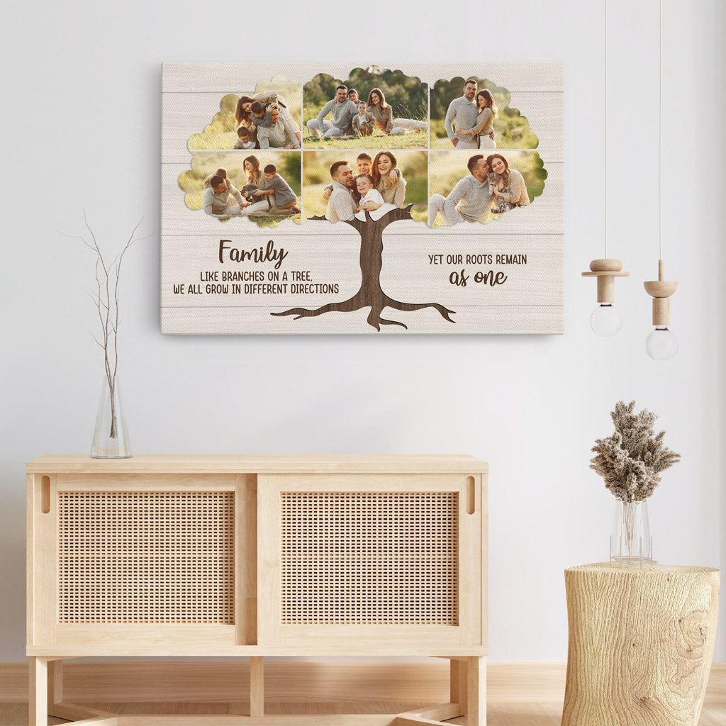 0760C237IUK3 Personalised Canvas Gifts Family Tree Family