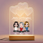 0785LUK2 Personalised 3D LED Light Gifts Mother Grandma Mum