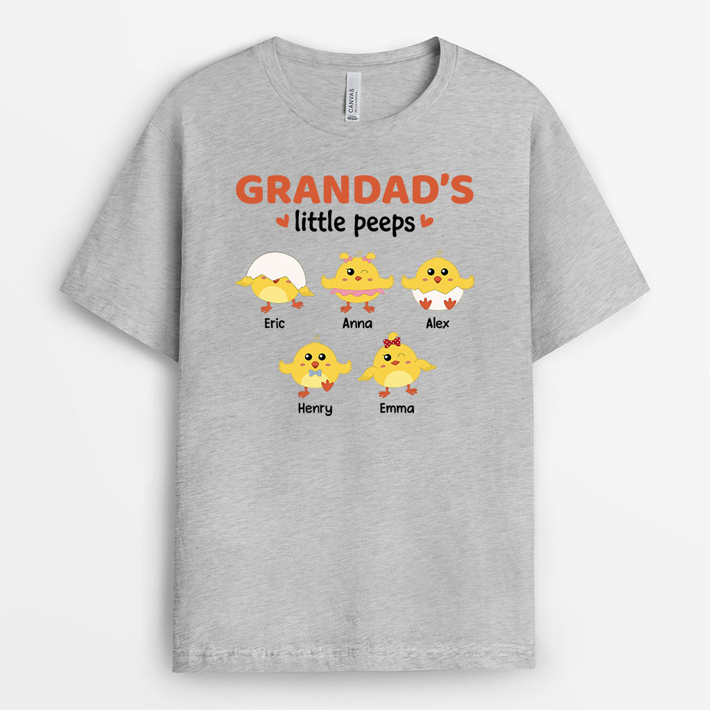 0787AUK2 Personalised T shirts Gifts Grandkid Grandad Dad