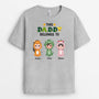 0792AUK2 Personalised T shirts Gifts Dinosaur Grandad Dad