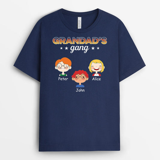 0793AUK1 Personalised T shirts Gifts Kid Grandad Dad