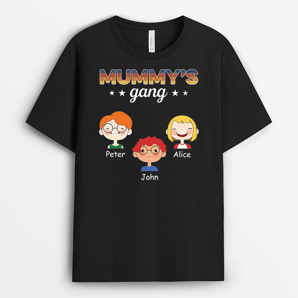 0793AUK2 Personalised T shirts Gifts Kids Grandma Mum