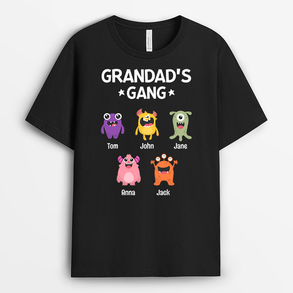 0795AUK1 Personalised T shirts Gifts Kid Grandad Dad