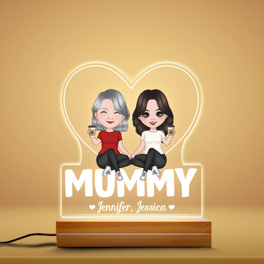 0797LUK1 Personalised 3D LED Light Gifts Mother Grandma Mum
