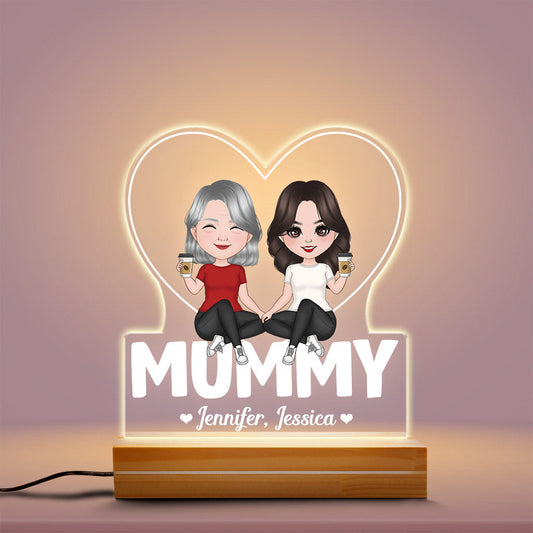 0797LUK3 Personalised 3D LED Light Gifts Mother Grandma Mum