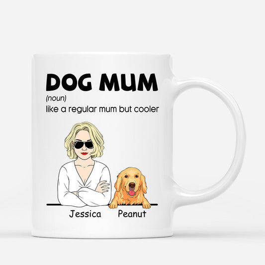 0798MUK1 Personalised Mugs Gifts Heart Dog Lovers