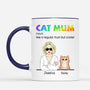 0798MUK2 Personalised Mugs Gifts Heart Cat Lovers