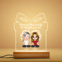 0807LUK1 Personalised 3D LED Light Gifts Mother Grandma Mum