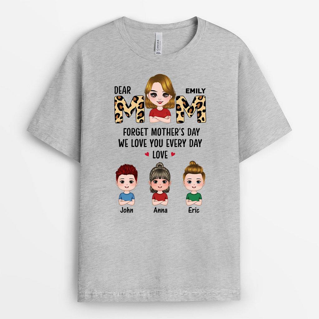 0809AUK2 Personalised T shirts Gifts Kids Grandma Mum
