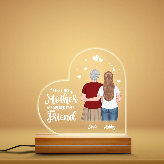0810LUK1 Personalised 3D LED Light Gifts Mother Grandma Mum