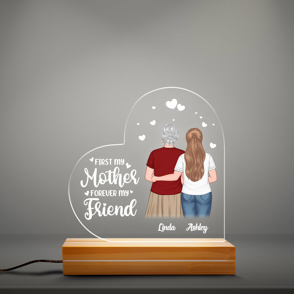 0810LUK3 Personalised 3D LED Light Gifts Mother Grandma Mum