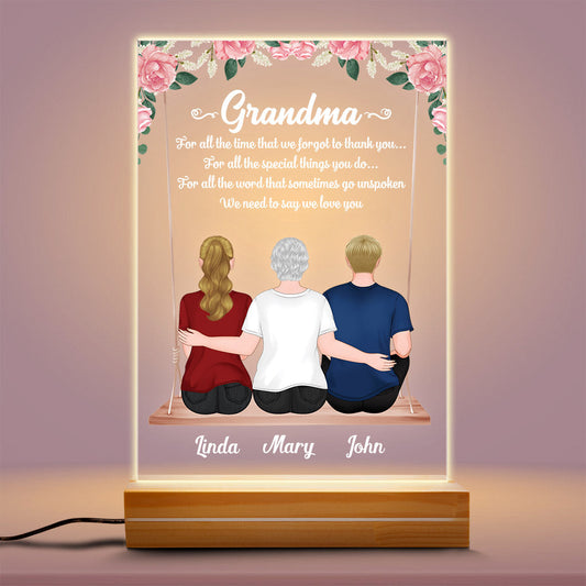 0817LUK2 Personalised Night Light Gifts Mother Grandma Mum