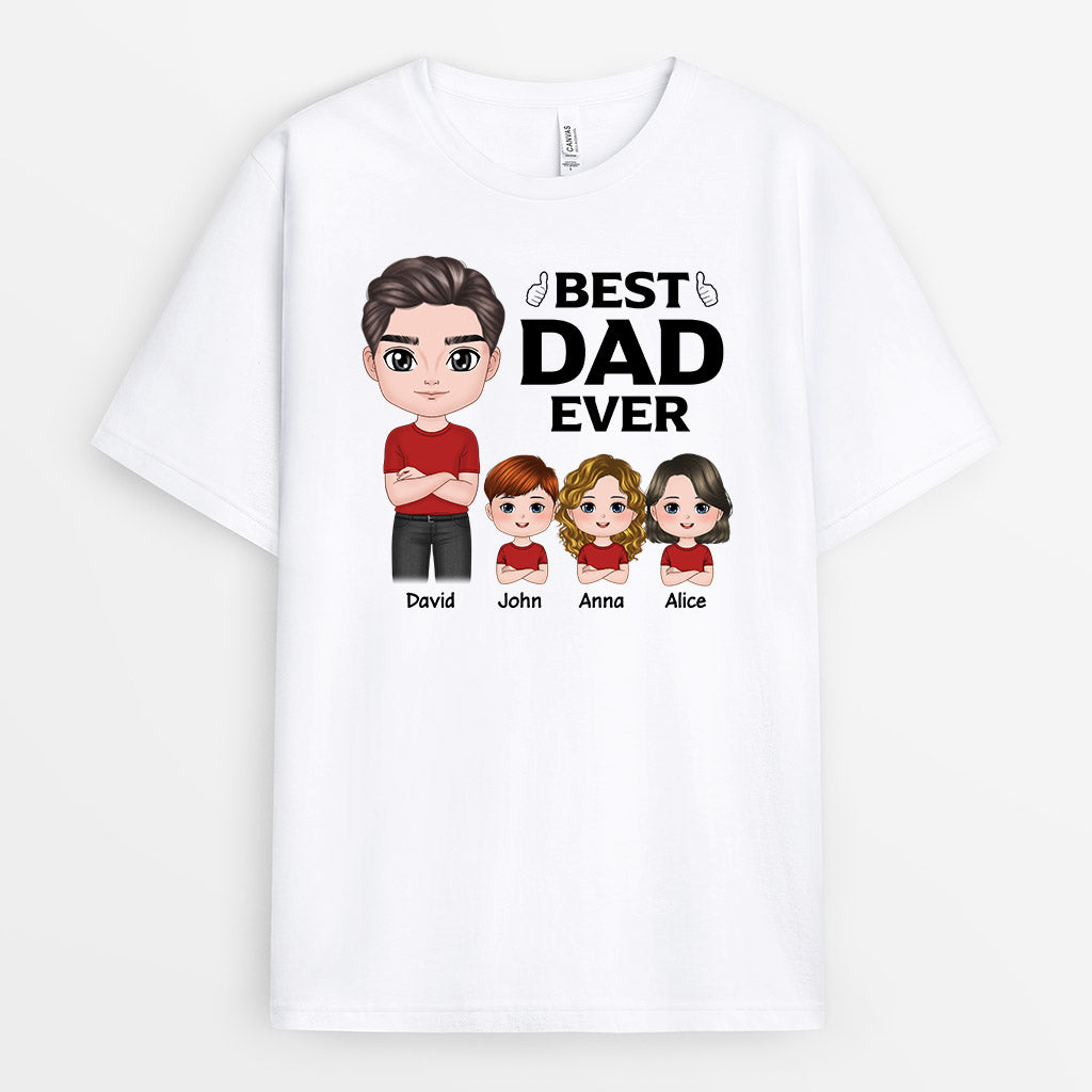 0824AUK1 Personalised T Shirts Gifts Dad Grandad Dad