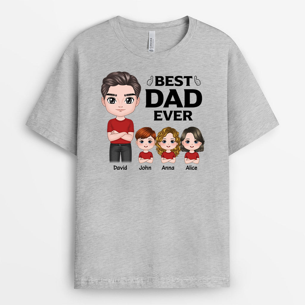 0824AUK2 Personalised T Shirts Gifts Dad Grandad Dad