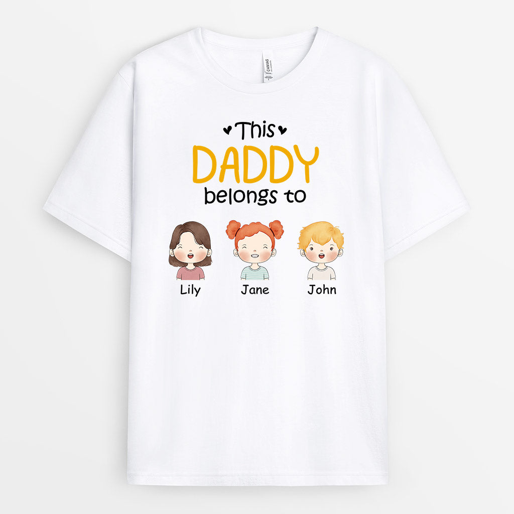 0827AUK1 Personalised T shirts Gifts Grandad Dad