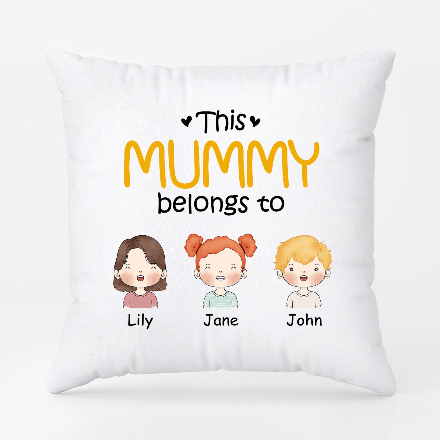0827PUK1 Personalised Pillows Gifts Grandma Mum