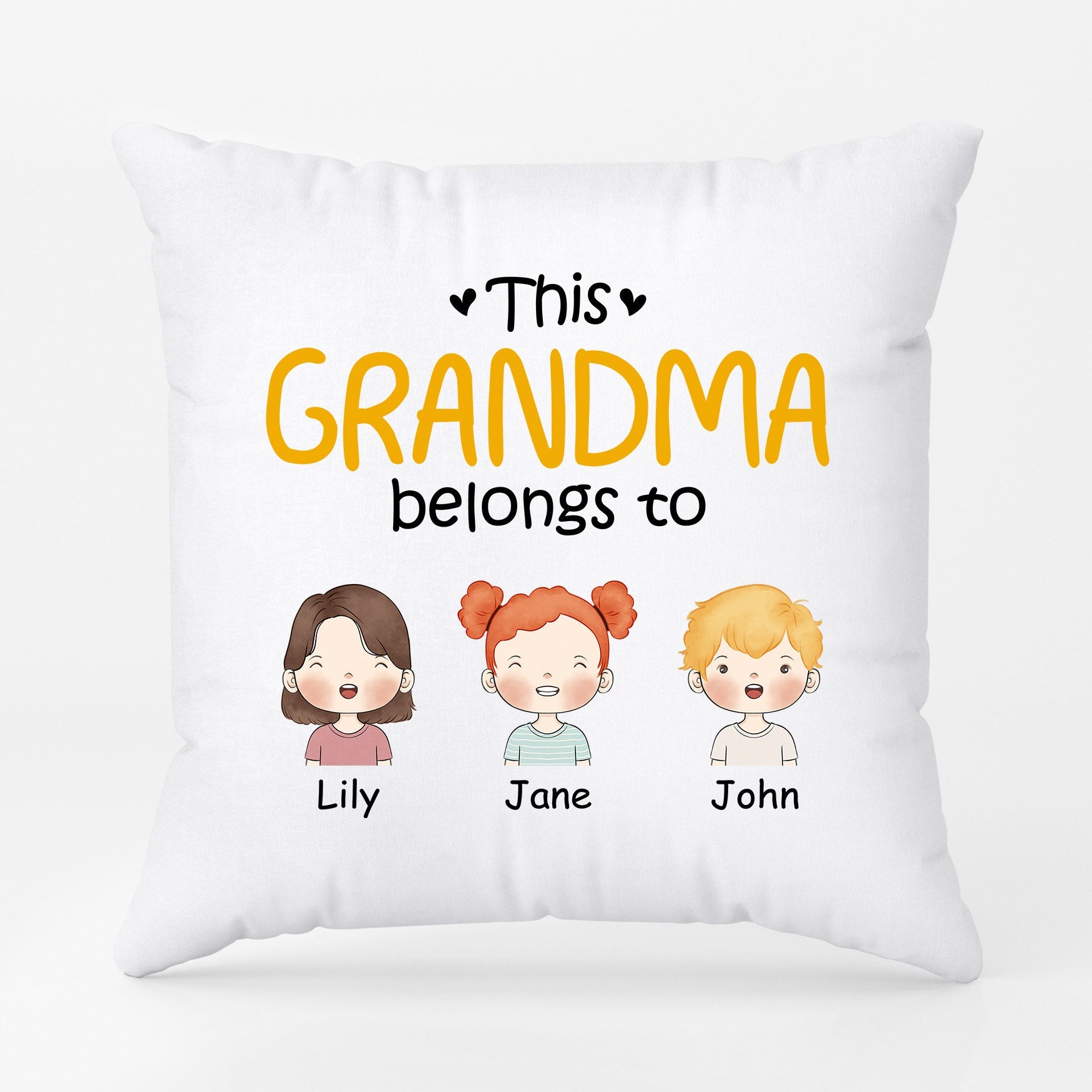 0827PUK2 Personalised Pillows Gifts Grandma Mum