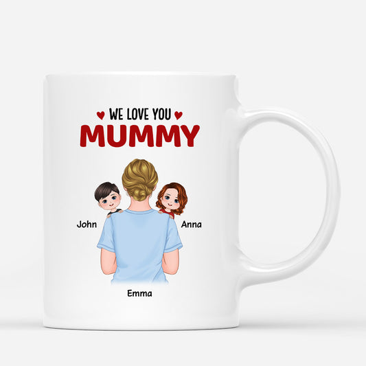 0830MUK1 Personalised Mugs Gifts Shoulder Mum