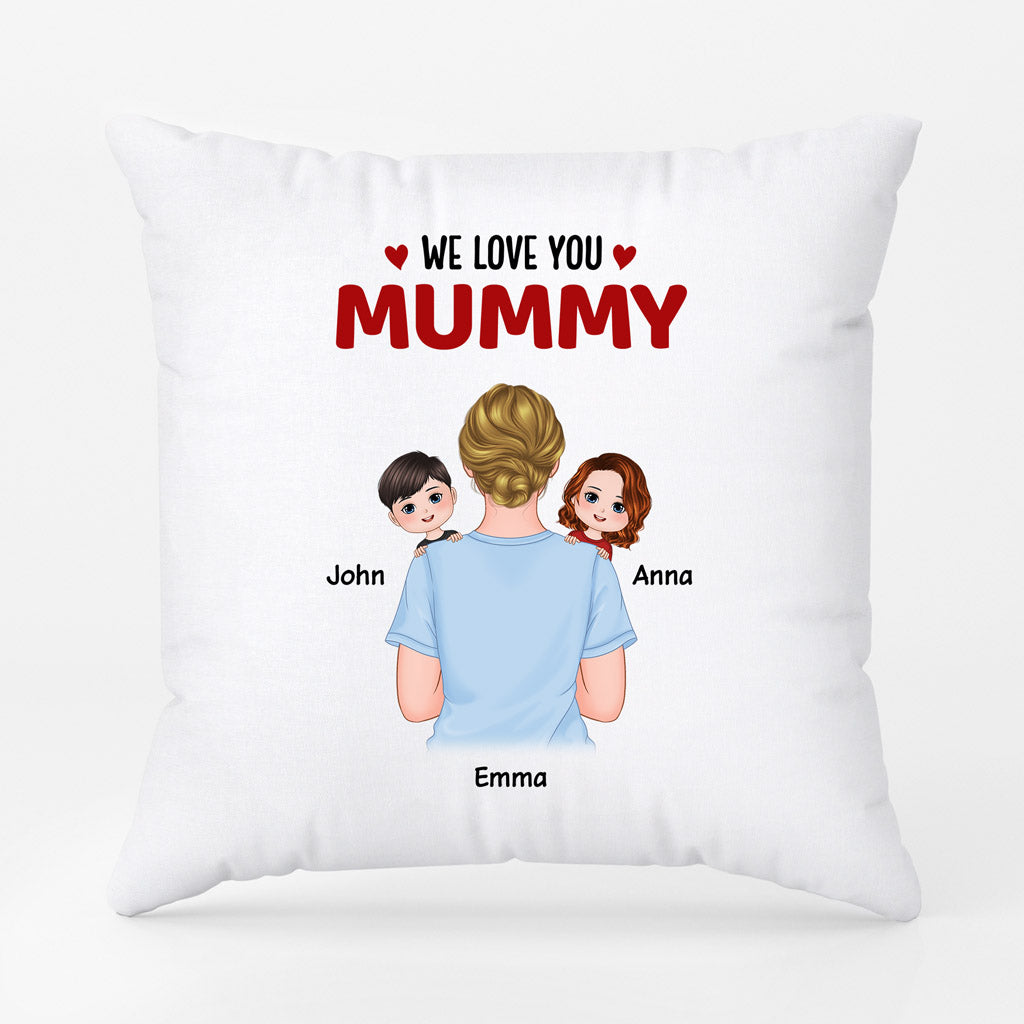 0830PUK1 Personalised Pillow Gifts Shoulder Mum