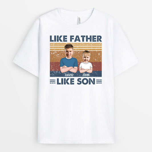 0837AUK1 Personalised T shirts Gifts Father Grandad Dad