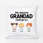 0840PUK2 Personalised Pillow Gifts Kid Mum Dad