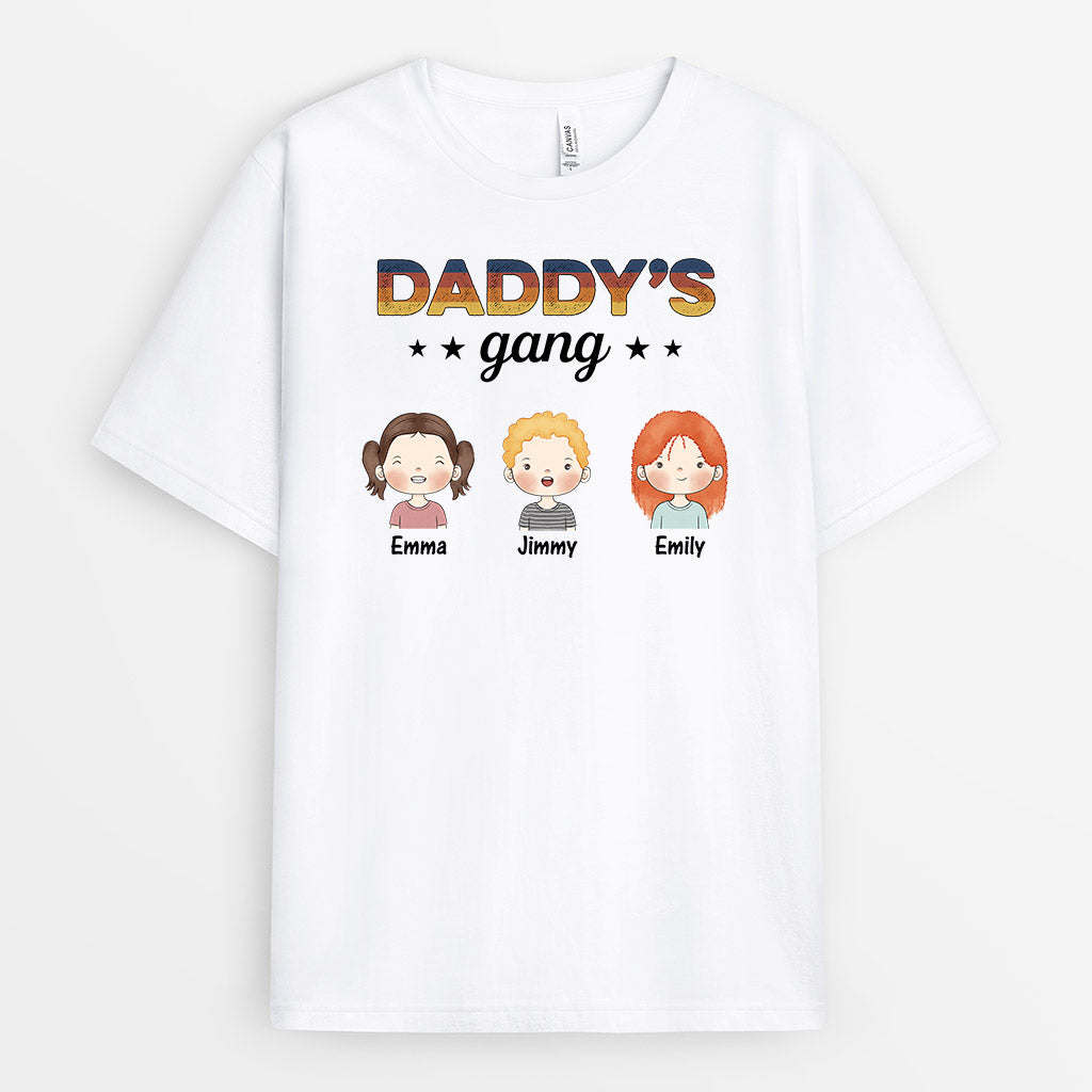 0845AUK1 Personalised T shirts Gifts Kid Grandad Dad