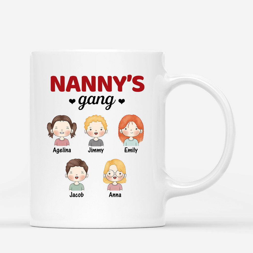 0845MUK1 Personalised Mugs Gifts Kids Grandma Mum